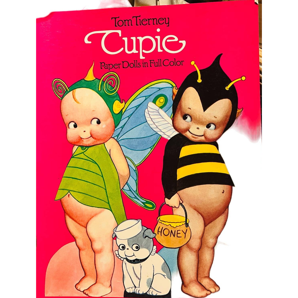 Tom Tierney Cupie paper Dolls in full color .